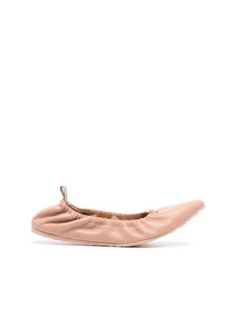 Alina leather ballerina shoes