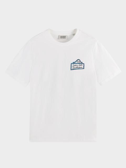 SCOTCH & SODA Men's Logo Artwork Graphic T-Shirt