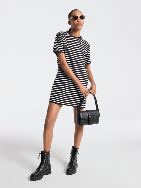 MICHAEL KORS Striped Cotton T-Shirt Dress