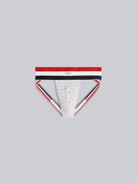 Thom Browne Tartan Tweed Jockstrap