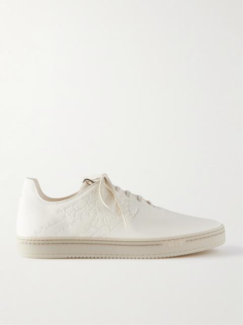 Berluti Eden Scritto Leather Sneakers