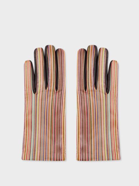 Paul Smith Women's 'Signature Stripe' Gloves