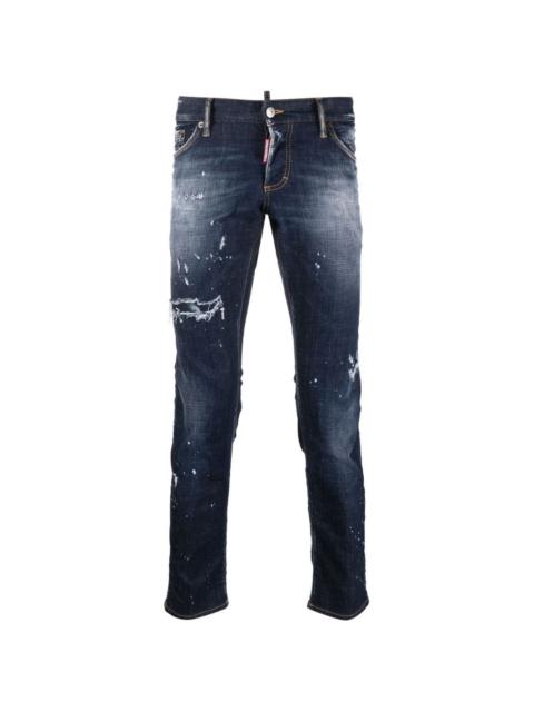 DSQUARED2 MEDIUM DUSTY WASH SEXY TWIST JEANS | REVERSIBLE