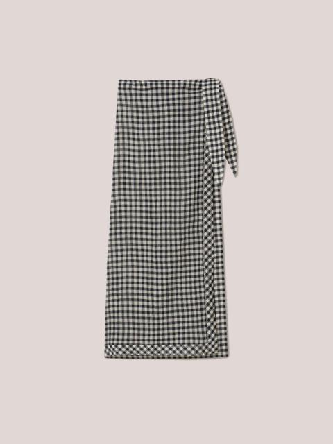 Nanushka PATRICE - Check Gauze checked skirt - Black&White