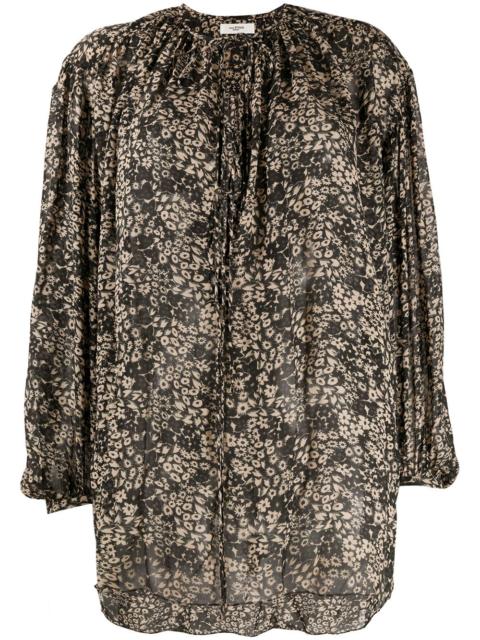 Isabel Marant Étoile Liliana oversized floral-print blouse