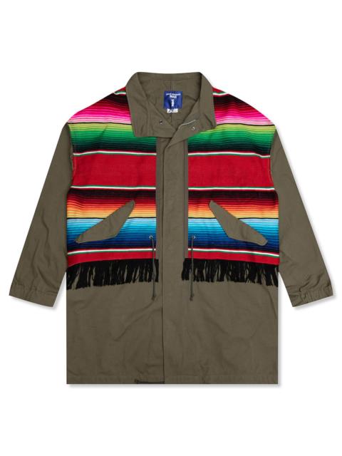 Junya Watanabe MAN JUNYA WATANABE MAN COAT - KHAKI/RED/GREEN