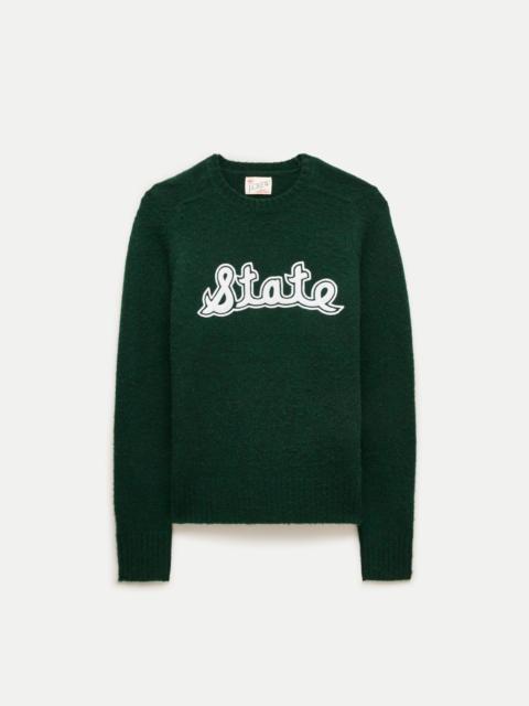 J.CREW '47 x J.Crew brushed wool Michigan State sweater