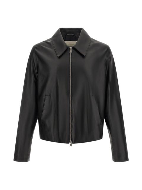 AMI Paris Leather Jacket
