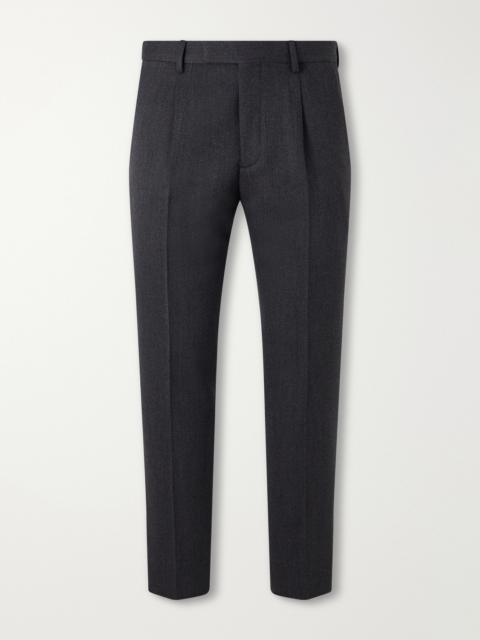 ZEGNA Straight-Leg Wool and Cashmere-Blend Twill Trousers