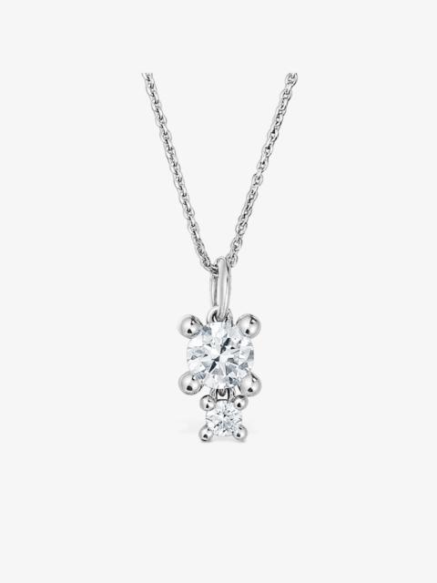 TOUS Platinum Choker with pendant motif with 0.58ct lab-grown diamonds TOUS Shine LGD