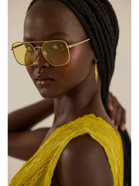 FREE PEOPLE Betty Aviator Sunglasses