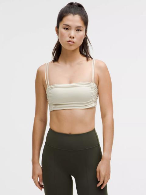 lululemon Ruched Yoga Bra Shimmer *Light Support, A/B Cup