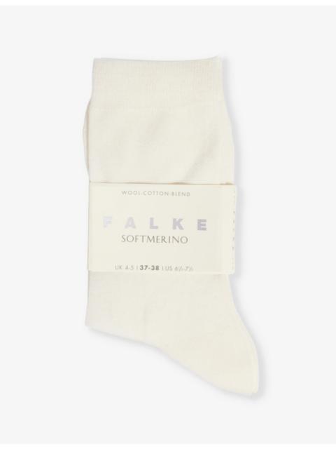 FALKE Softmerino ankle-rise stretch-wool blend socks