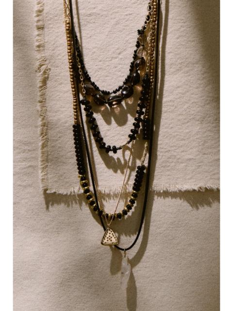 FREE PEOPLE Hailee Semiprecious Beaded Necklace