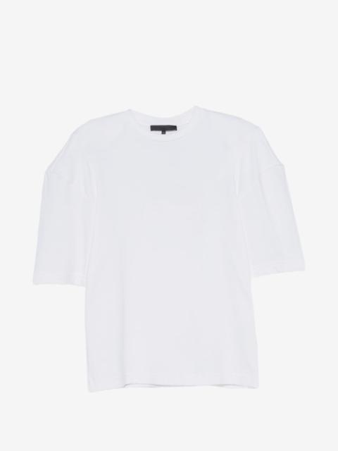 Tibi Perfect Hinged Sleeve crew-neck T-shirt