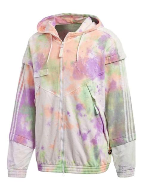 adidas x Pharrell Williams Hu Holi tie-dye windbreaker jacket
