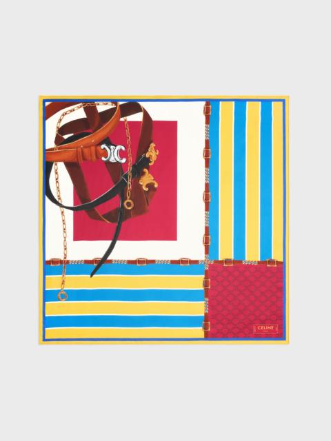 CELINE square IN silk twill