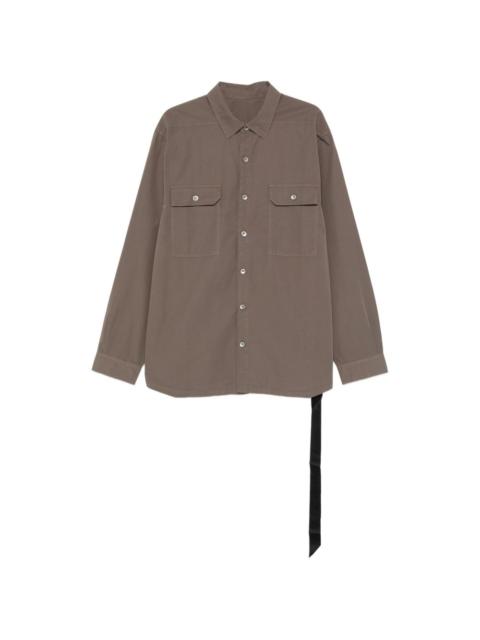 Rick Owens DRKSHDW flap-pocket shirt