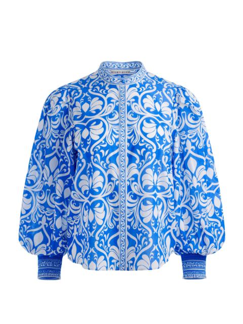 Alice + Olivia APRIL PRINTED BLOUSE