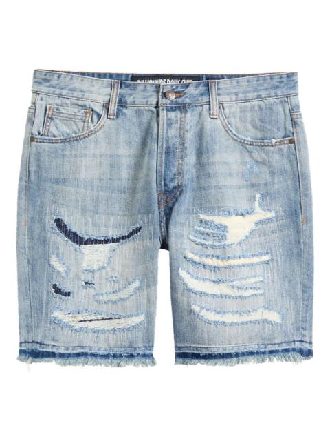 BILLIONAIRE BOYS CLUB distressed denim shorts