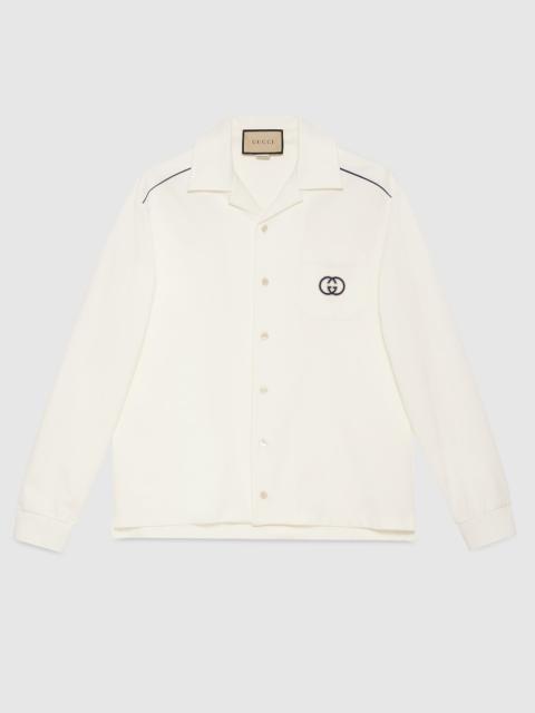 GUCCI Stretch cotton piquet polo shirt
