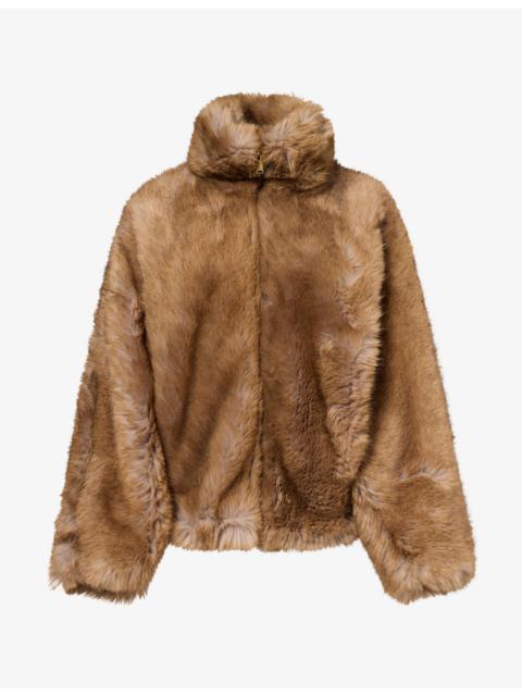 DARKPARK Celine Aviator Faux-Fur Bomber Jacket