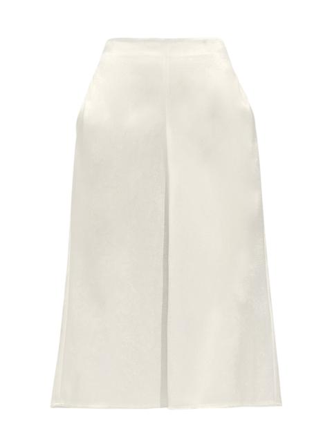 Bottega Veneta Satin Midi Slip Skirt