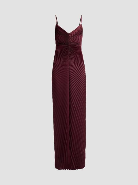A.L.C. A. L.C. Women's Genevieve Pleated Gown - Pinot Red