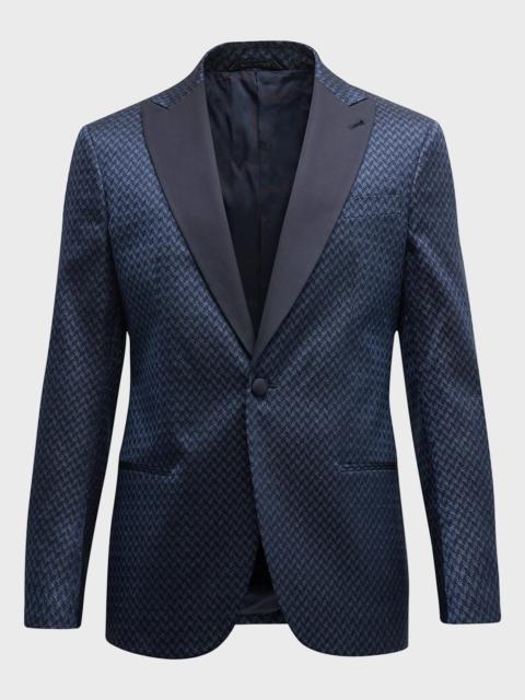 GIORGIO ARMANI Men's Silk Jacquard Blazer