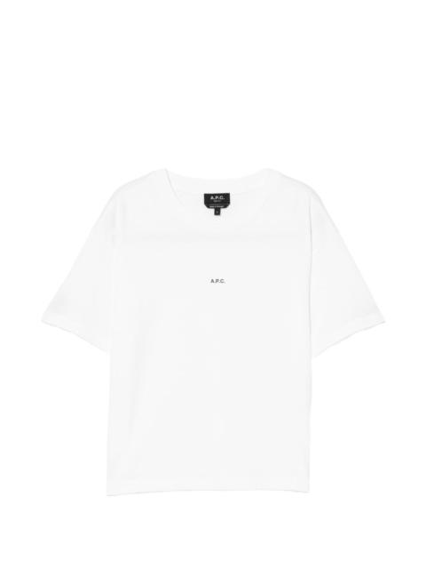 A.P.C. logo-print T-shirt
