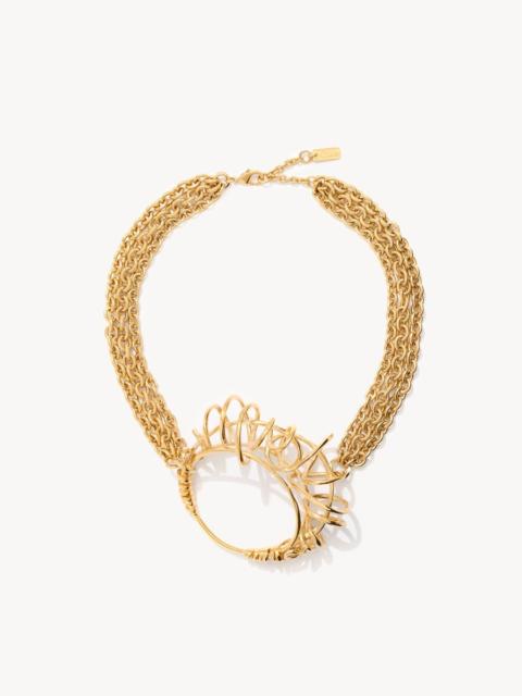 Chloé THE CHLOÉ TULIP SCARF NECKLACE
