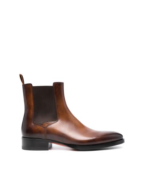 leather Chelsea boots