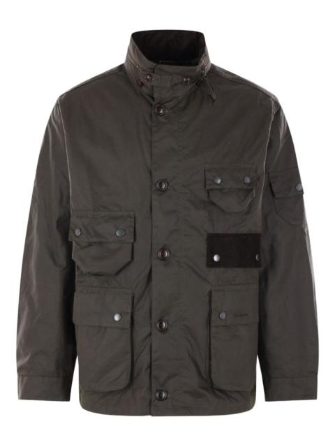 Barbour logo-embroidered jacket