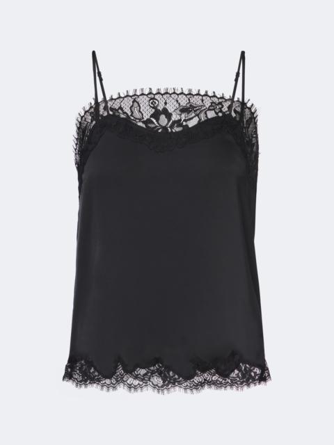 FAITHFULL Marisol lace-trimmed satin camisole