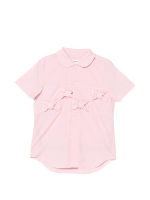 Comme des Garçons GIRL bow short-sleeve shirt
