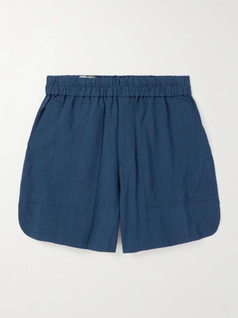 Dries Van Noten Straight-Leg Linen-Blend Shorts