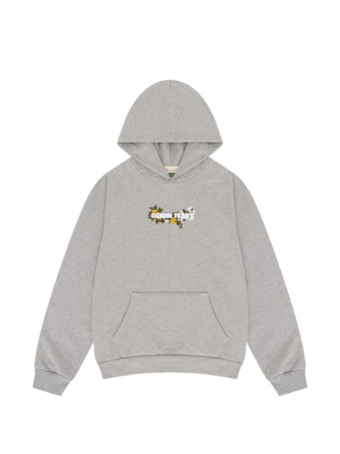 DENIM TEARS embroidered floral logo hoodie