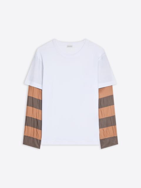 Dries Van Noten CONTRAST SLEEVES TEE
