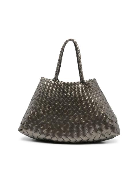 DRAGON DIFFUSION small Santa Croce leather tote bag