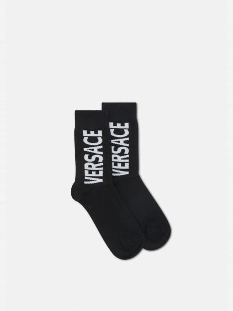 VERSACE Versace Logo Socks