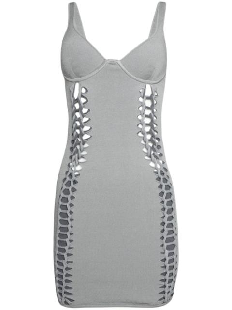 Dion Lee braid-embellished mini dress