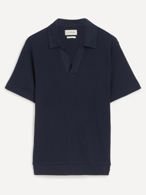 Oliver Spencer Navy Westcott Polo Shirt