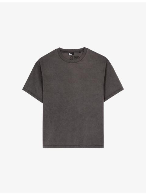 The Kooples Brand-Embroidered Cotton-Jersey T-Shirt