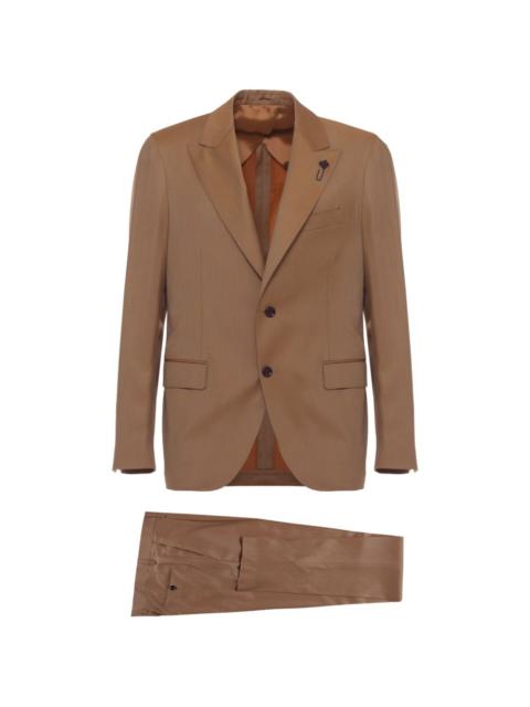 LARDINI herringbone wool suit