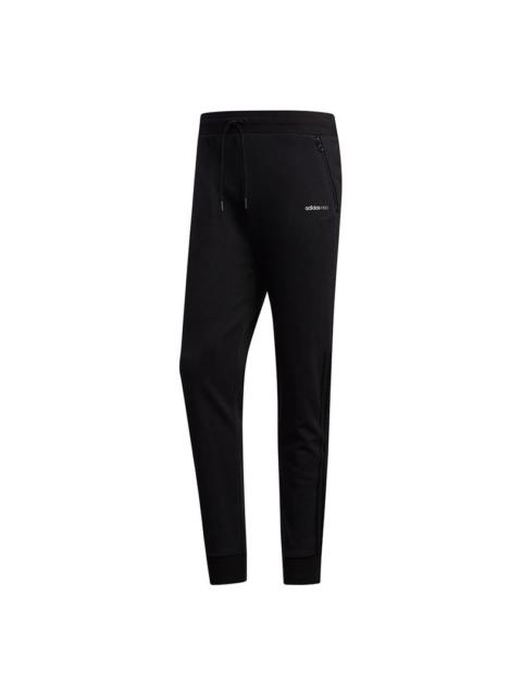 adidas neo M Fav 3s Tp Casual Sports Pants Black EI4466