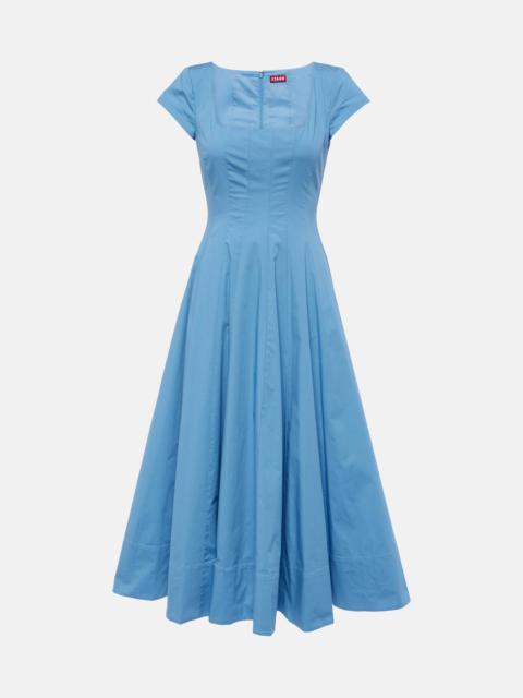 Wells cotton midi dress
