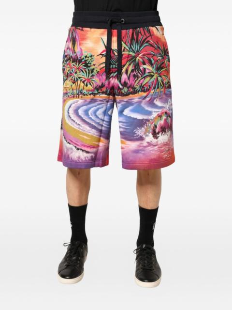 Dolce & Gabbana graphic-print bermuda shorts
