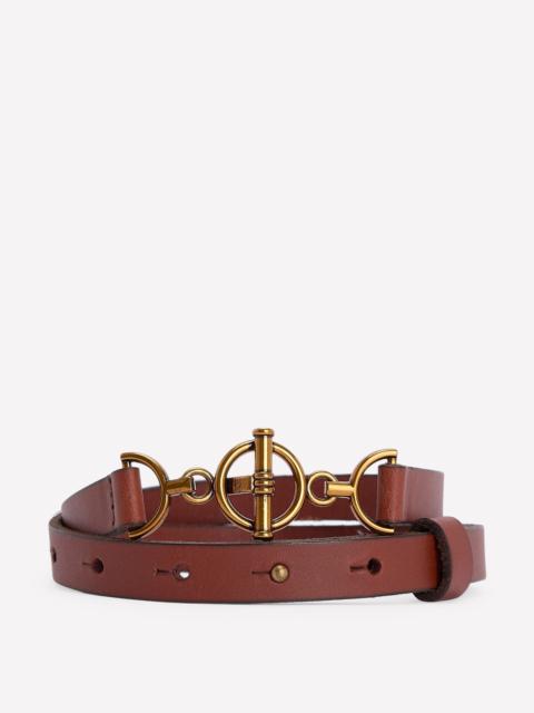 BODEN T-bar Ring Belt-Tan