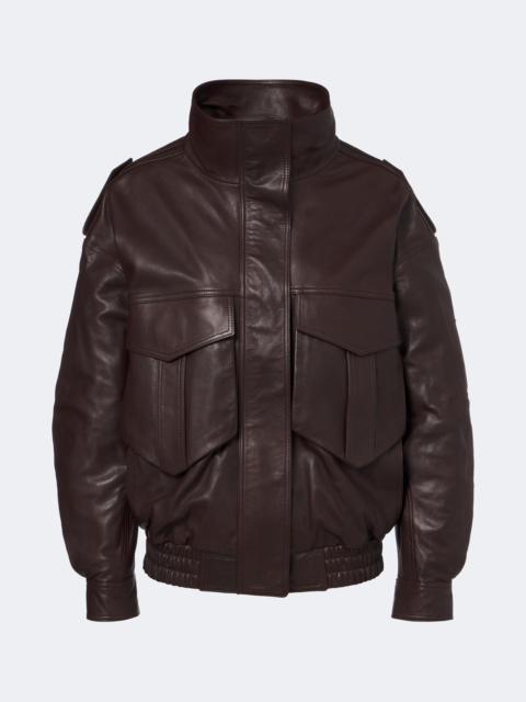 The Frankie Shop Napa leather jacket