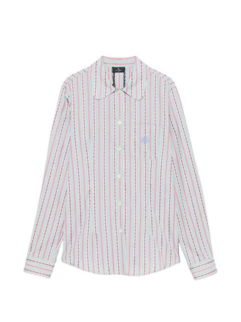 Etro striped long-sleeve shirt
